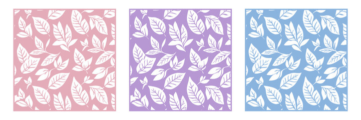 Botanical background. Abstract plant shapes. Minimalist illustration for printing on wall decorations. Generated by Ai