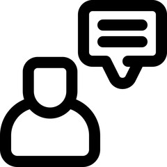 customer service icon. vector line icon for your website, mobile, presentation, and logo design.