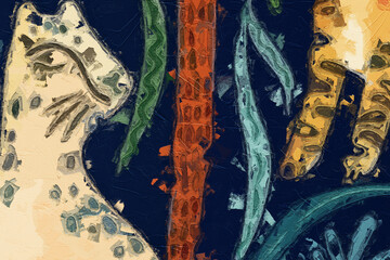 Oil paintings and various flowers, cats, dogs, ducks, horses, chrysanthemums, landscapes, roses, peonies, tigers, etc