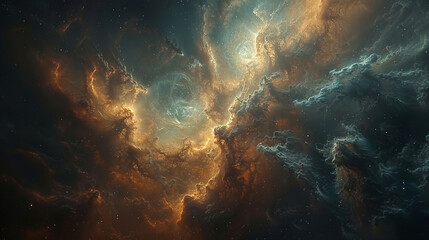 Ethereal Space Gas Clouds Capturing the Mystical Beauty of Celestial Phenomena Through Astrophotography