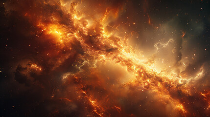 Obraz premium Glowing Cosmic Formations Exploring the Majestic Beauty of the Milky Way Through Stunning Astrophotography