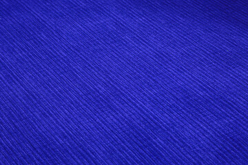 Textured corduroy furniture fabric in blue colors