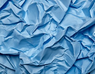 Textura de papel  arrugado azulado 