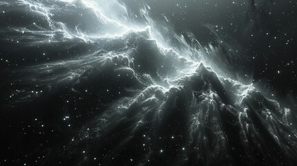 Fototapeta premium Nebula Cloud A Spectacular Display of Celestial Beauty Captured in Stunning Astrophotography
