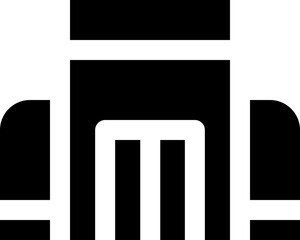 mall icon. vector glyph icon for your website, mobile, presentation, and logo design.