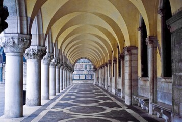 Doge's Palace, Venice, Italy, Passageway