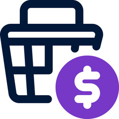 payment icon. vector dual tone icon for your website, mobile, presentation, and logo design.