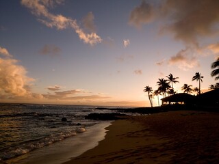 Beach, Poipu, Kauai, Hawaii