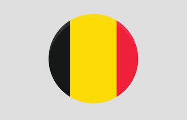 Simple vector button flag - Bulgaria, Bulgaria flag