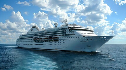 Cruise travel specials focusing on luxury amenities and oceanic adventures