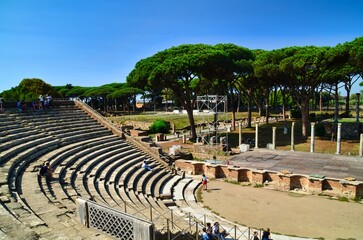 Amphitheater of Ostia Antica, Rome - Italy