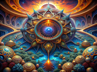 fractal burst arrangement