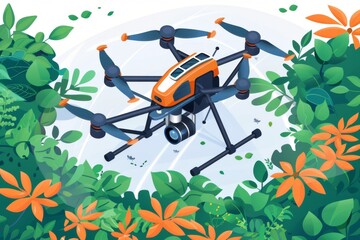 In a 4k vineyard, drone sensors transform digital farming with sustainable and effective crop evaluation