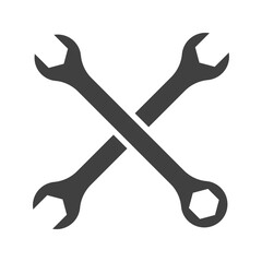 tools icon on white background