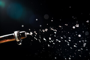 water spray from a watering can