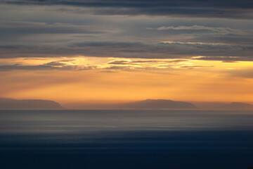 Obraz premium sunset over the sea