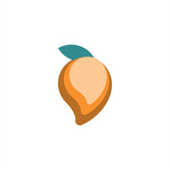 Manggo Fruit Vector Graphic Logo