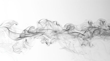 Light white incense smoke backgrounds  