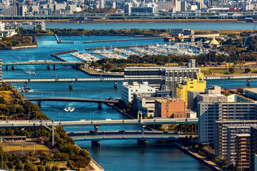 Odaiba and Tokyo Bay, Tokyo, Japan