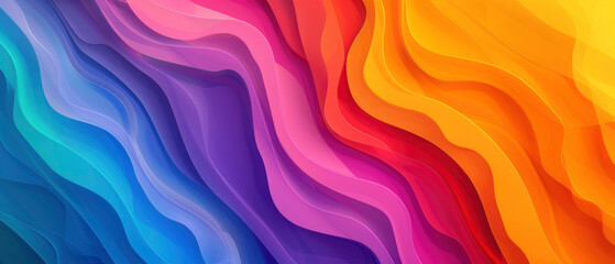 Abstract colorful waves and curves texture background, illustration for webdesign or business