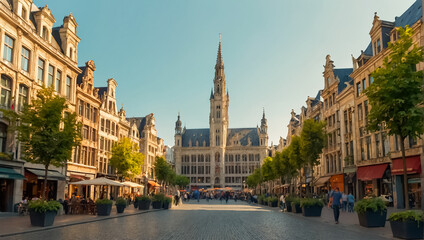 Fototapeta premium Beautiful Brussels Belgium