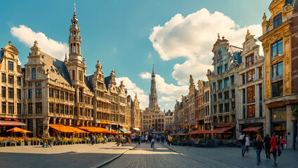 Obraz premium Beautiful Brussels Belgium