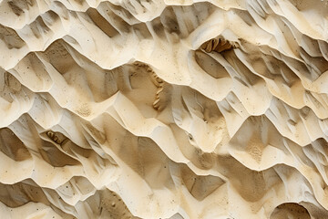 The beach sand texture