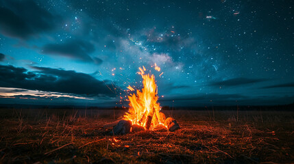 Spectacular Starry Sky Capturing the Magnificent Beauty of the Cosmos in Stunning Detail