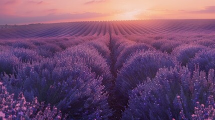 Obraz premium lavender fields 