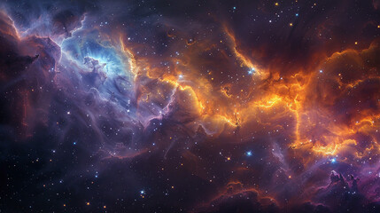 Stars Nebula in Space Capturing the Awe-Inspiring Beauty of the Cosmos in Stunning Detail