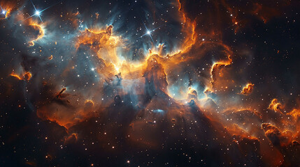 Stars Nebula in Space Capturing the Awe-Inspiring Beauty of the Cosmos in Stunning Detail