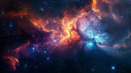 Stars Nebula in Space Capturing the Awe-Inspiring Beauty of the Cosmos in Stunning Detail