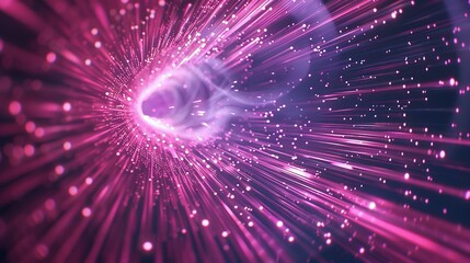 Fototapeta premium Ultra-Fast Digital Connection: Abstract Technology and Data Transfer