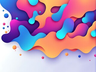  A colourful modern background in the style of a social network. Digital background design. Stream cover. Social media concept. Vector illustration design. 