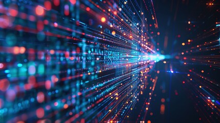 Naklejka premium Abstract Background: High-Speed Global Data Transfer and Broadband Tech