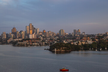 Extraordinary view of Sydney's Icons, namely the Sydney Opera House, Sydney Harbor Bridge and...
