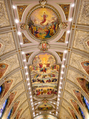 interior of the church 