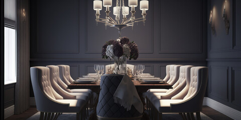 Beautiful Elegant formal dining room design