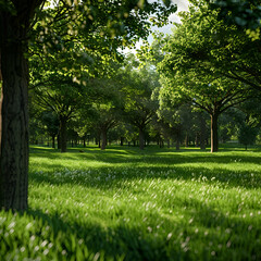 Fototapeta premium grass in the park