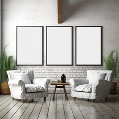 Poster Mockup, Generative AI