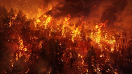 Devastating Impact of Increased Wildfire Frequency on a Thriving Forest Ecosystem