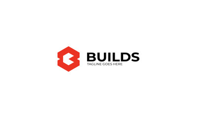 B logo design for Construction Company