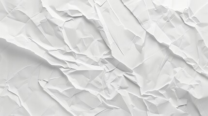 Obraz premium White background. crumpled paper texture