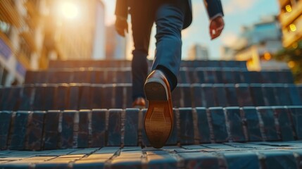 Growth and progress in a corporate training program, developing leadership skills and promoting career advancement