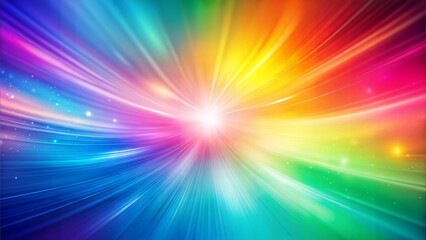 Fototapeta premium Blurred colored abstract background. Smooth transitions of iridescent colors. Colorful gradient. Rainbow backdrop.