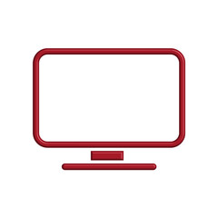 Illustration Vector graphic of monitor icon template