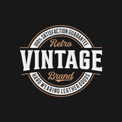 Elegant Vintage Retro Badge Label Emblem Logo design inspiration