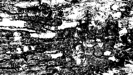 5-62. Wood Surface Texture Effect - Illustration Old Wood Black and White Vector Texture.	