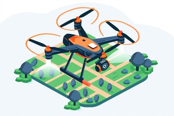 Business drones drive agricultural expansion with wireless technology, enhancing farm planning and precision spraying for soil health optimization