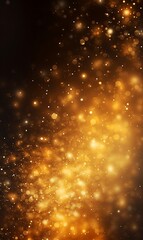 Fototapeta premium Abstract gold bokeh background. Christmas and New Year concept.